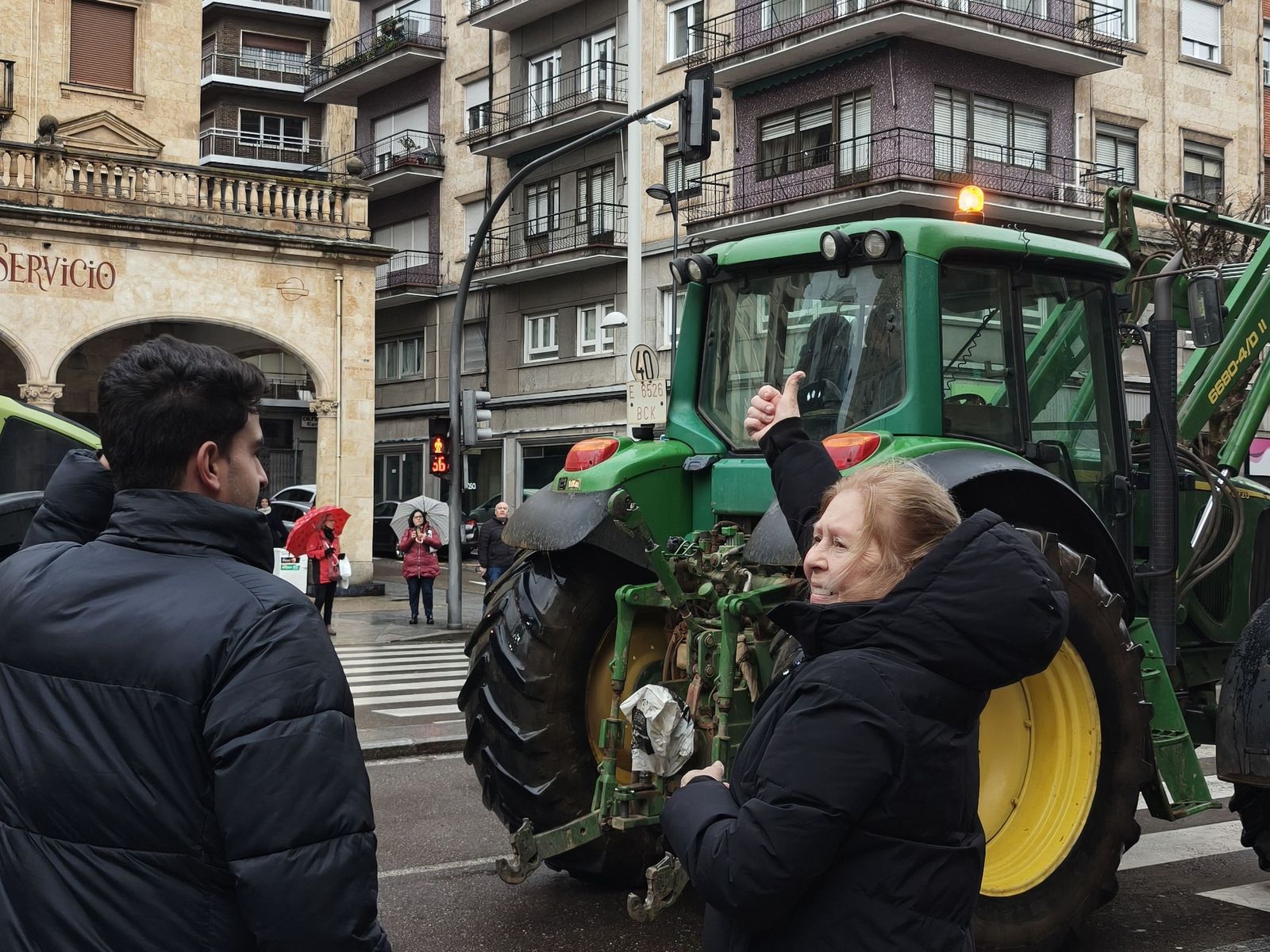 En imágenes la marcha con tractores y vehículos de campo en Salamanca en protesta contra Mercosur