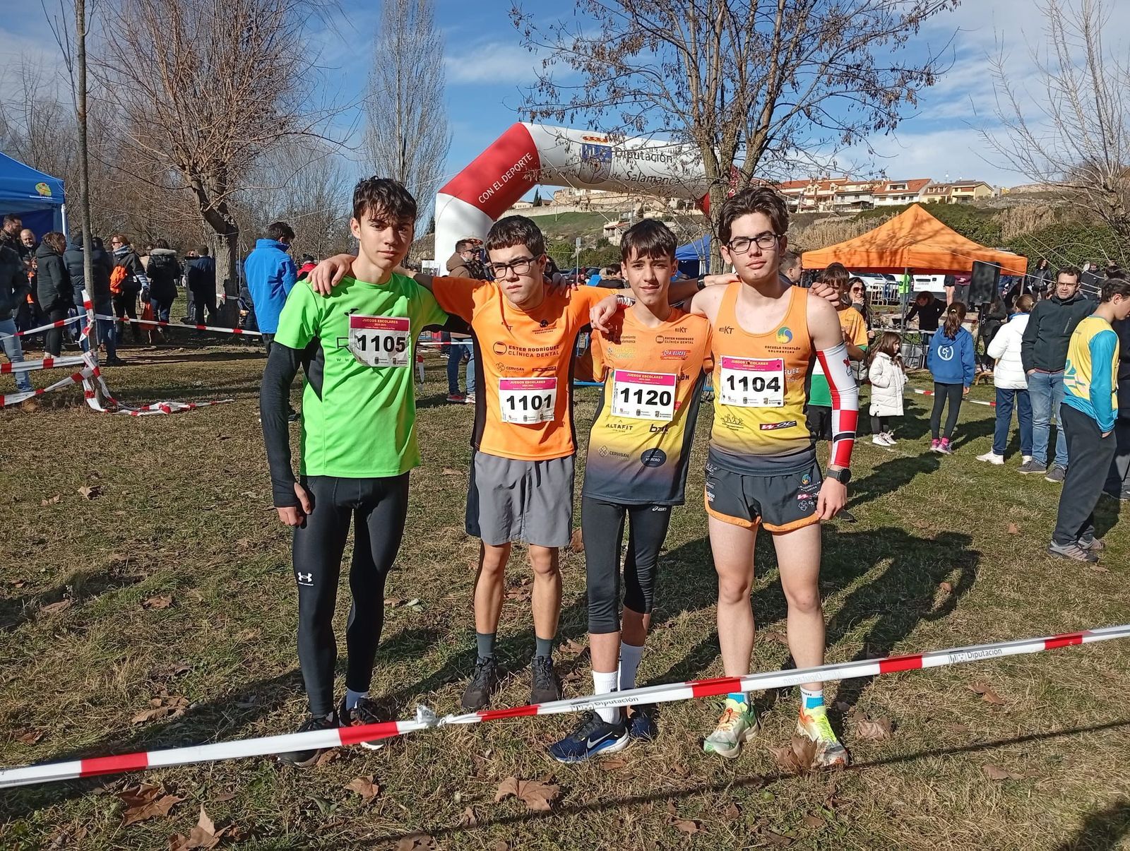 Participantes jóvenes de la Escuela de Triatlón Salmantina | FOTO ESCUELA DE TRIATLÓN SALMANTINA