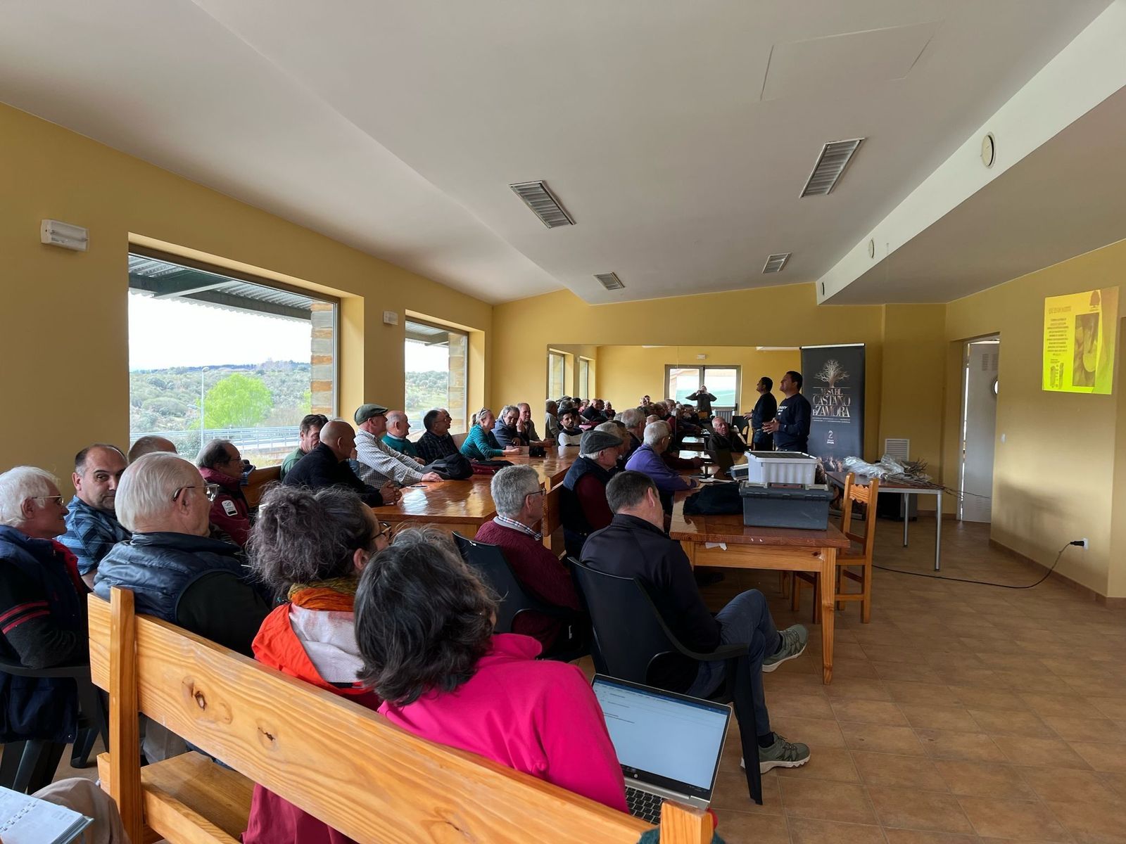 Jornada de injerto de castaños en Aliste