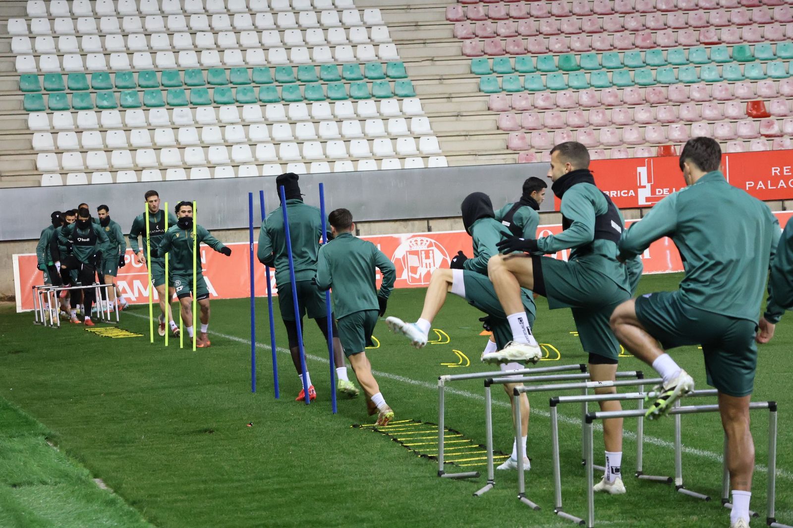 Entrenamiento del Zamora CF a puertas abiertas
