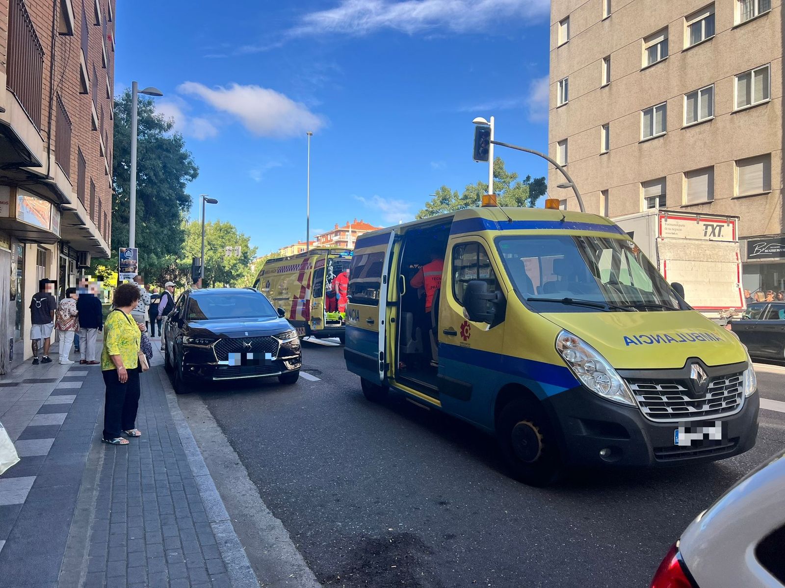 Atropello en la avenida de Portugal