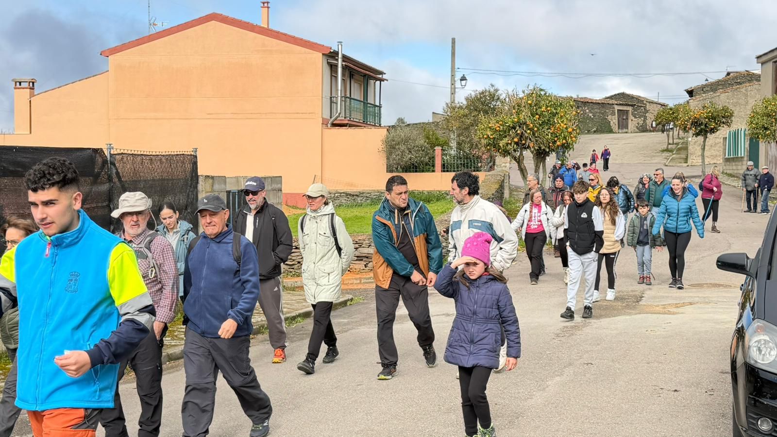 Marcha senderista en Vilvestre