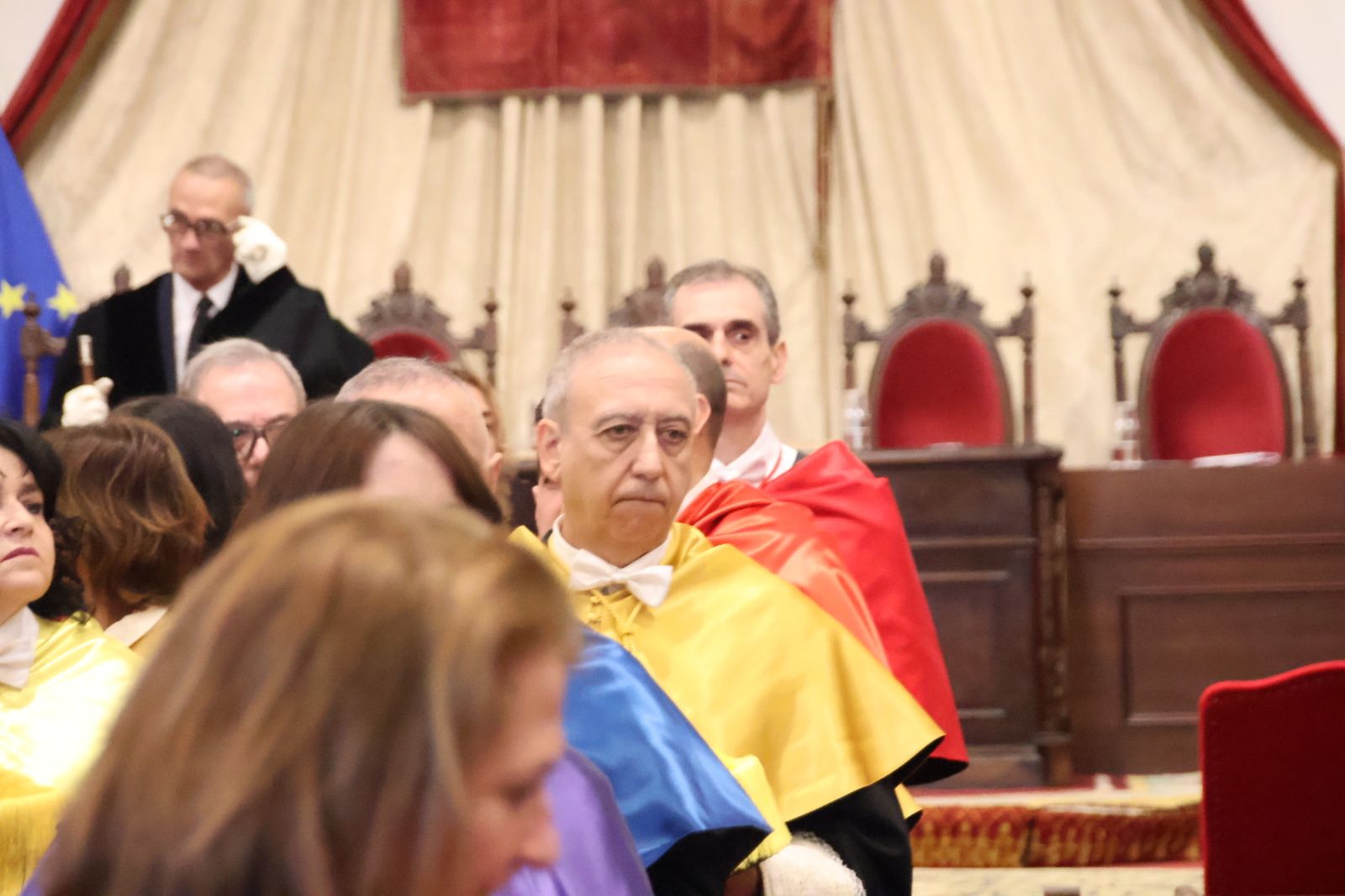 Llegada de S.M el Rey Felipe VI al paraninfo de la Universidad de Salamanca e Investidura de Sergio Mattarella como doctor ‘honoris causa’ de la USAL