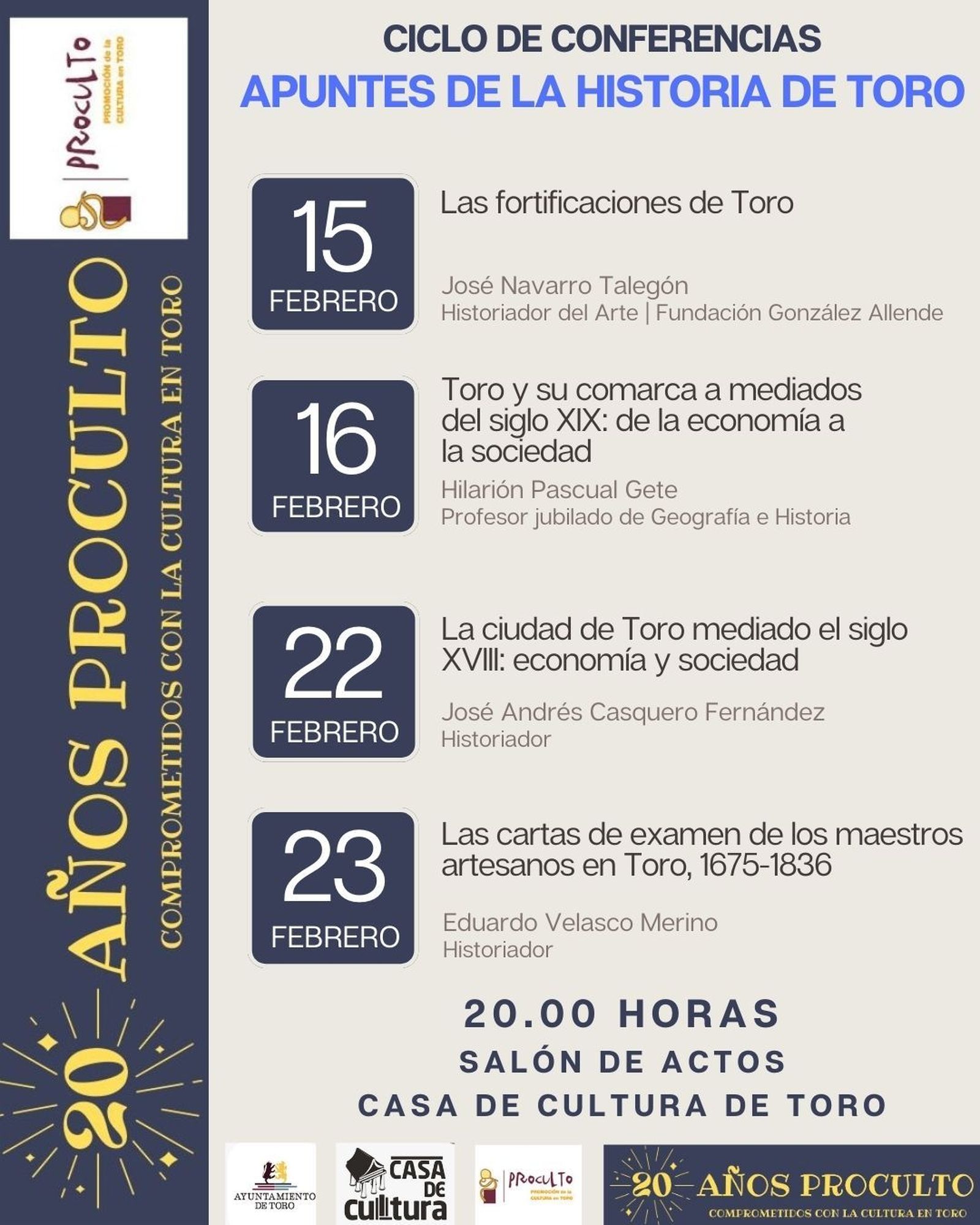 Ciclo de conferencias Asociación ProCulTo