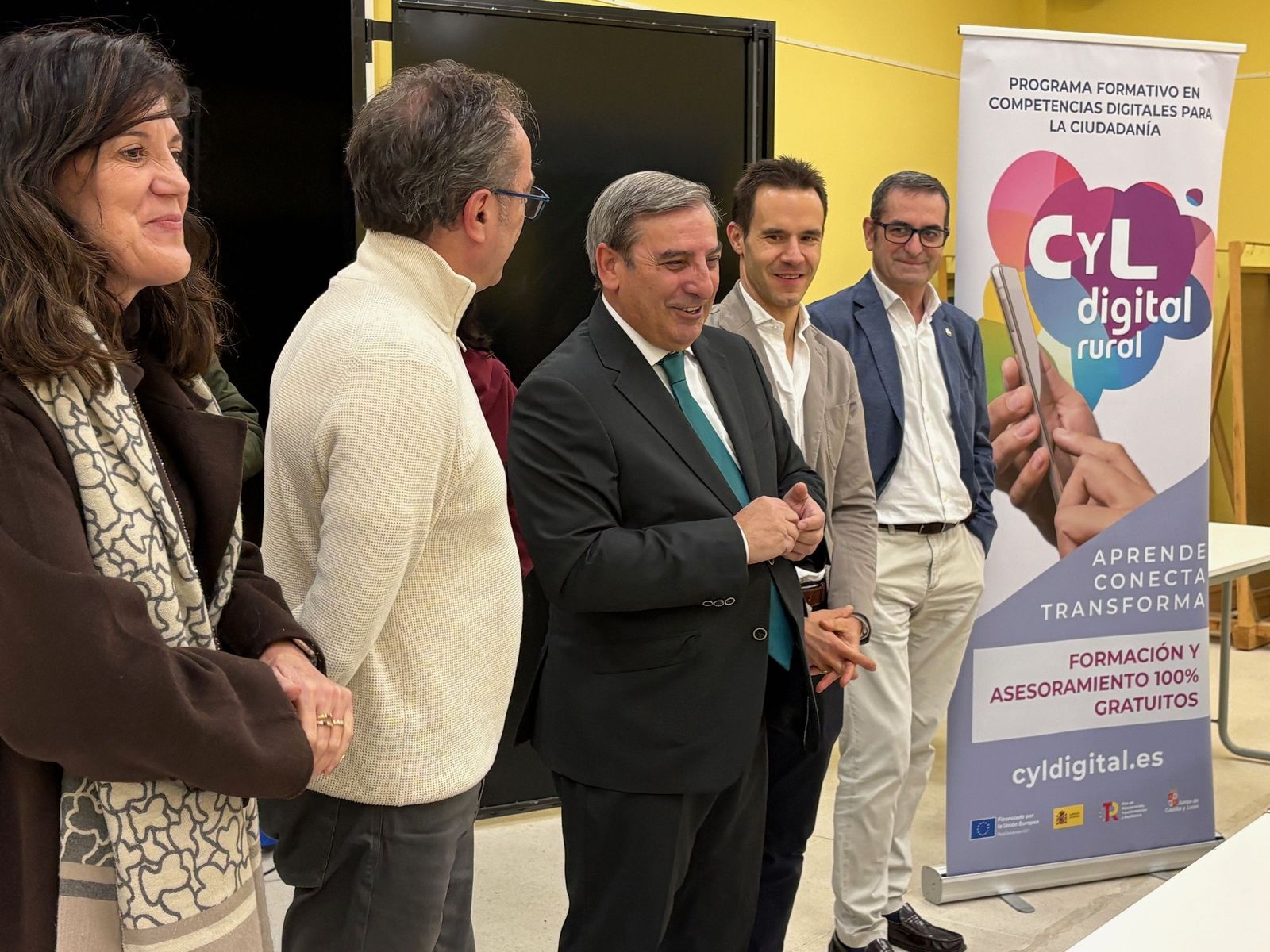 El consejero de Movilidad y Transformación Digital, José Luis Sanz Merino presenta los datos del Programa CyL Digital Rural