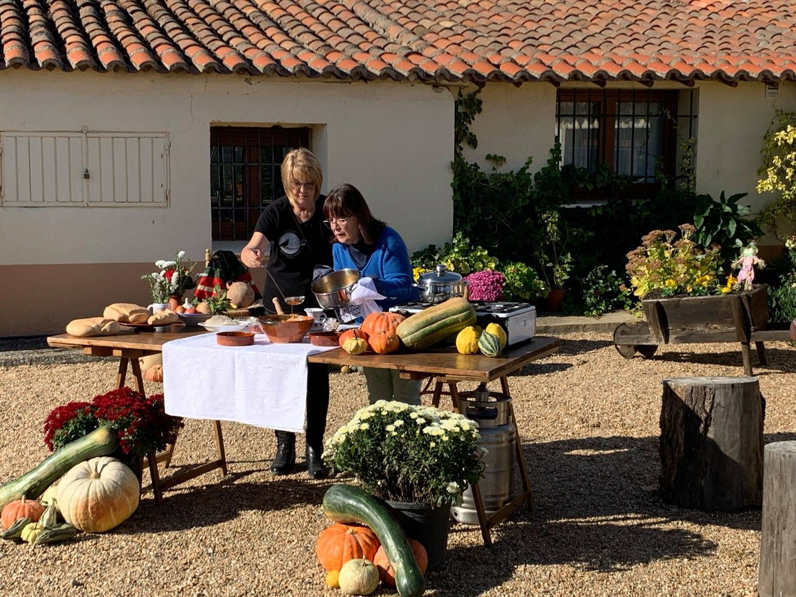 Un momento de la grabación