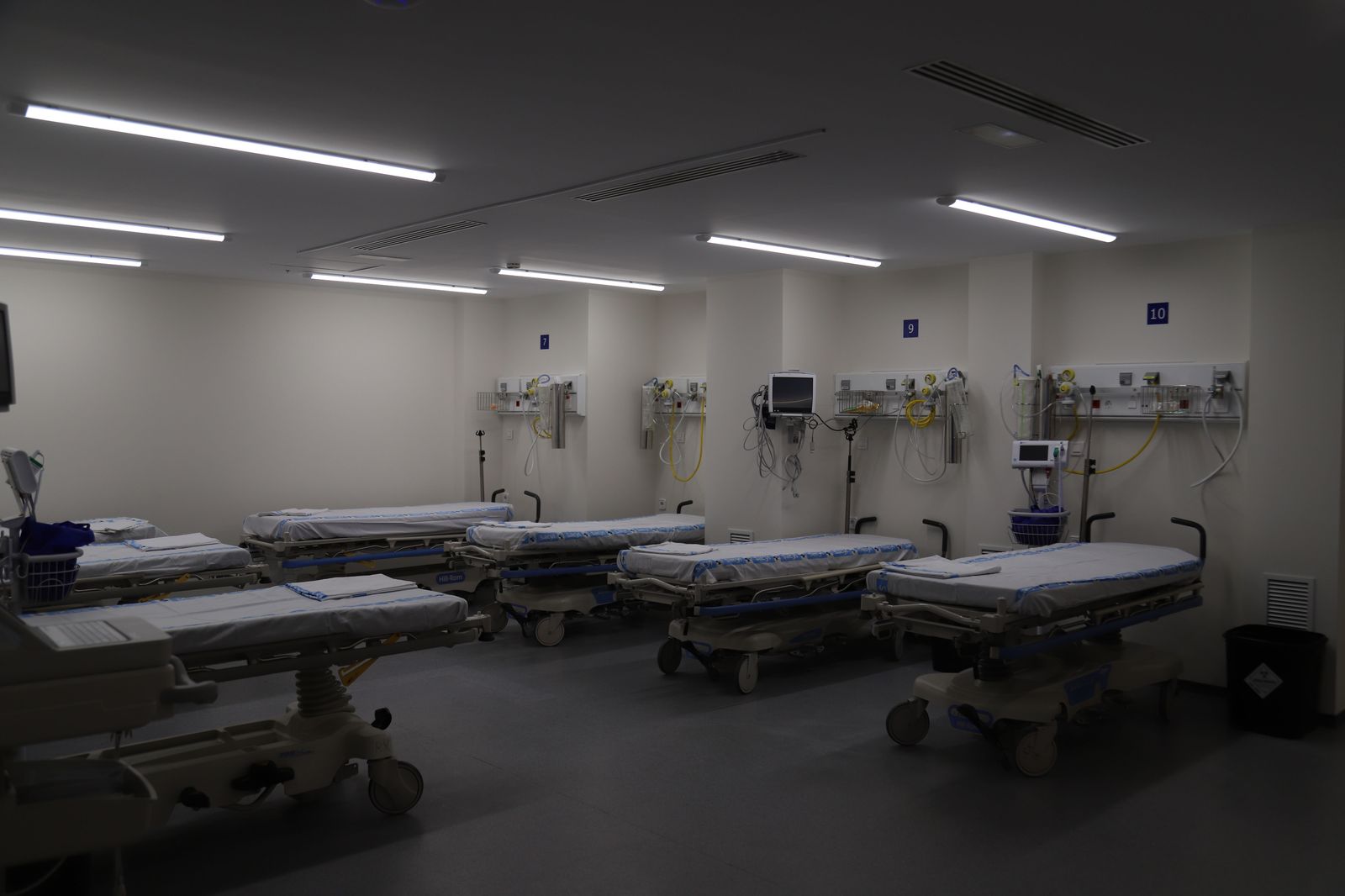 Camas en el Hospital Virgen de la Concha