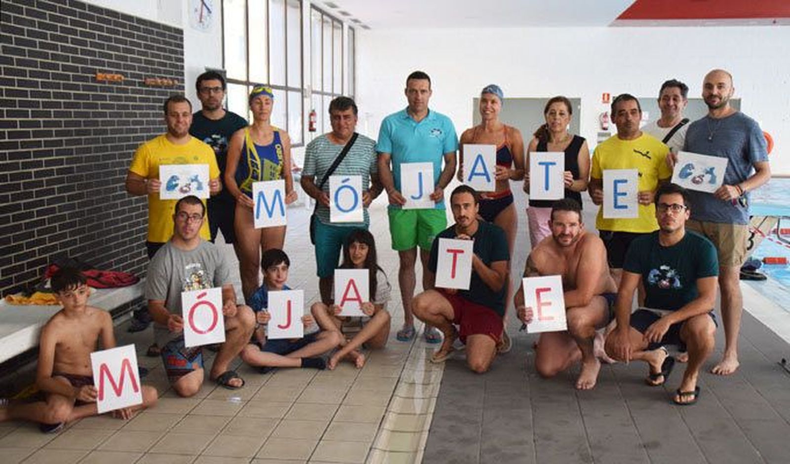 Edición anterior de la campaña ¡Mójate por la esclerosis múltiple!