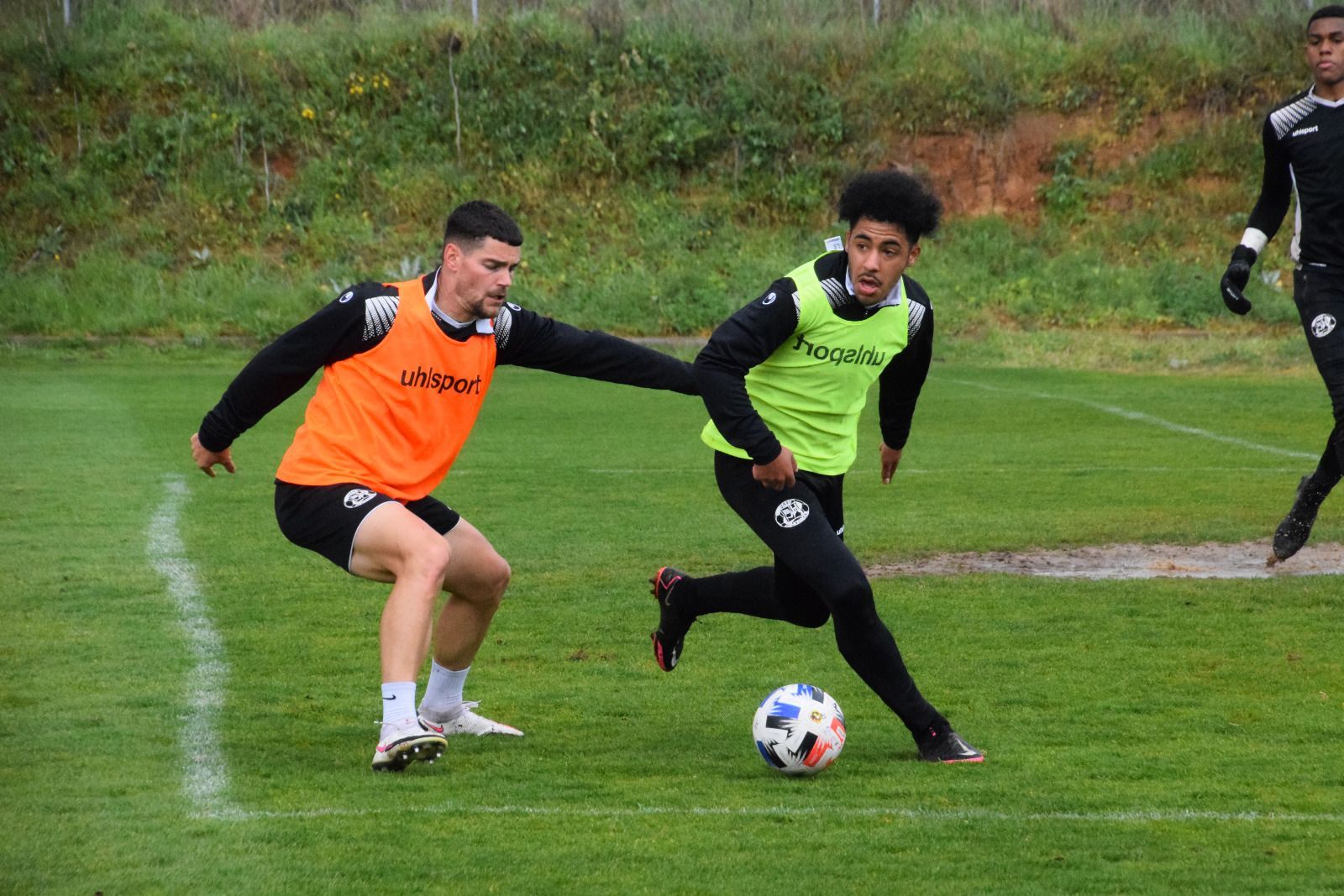 Luis Alberto Meseguer entrenando con el Zamora CF