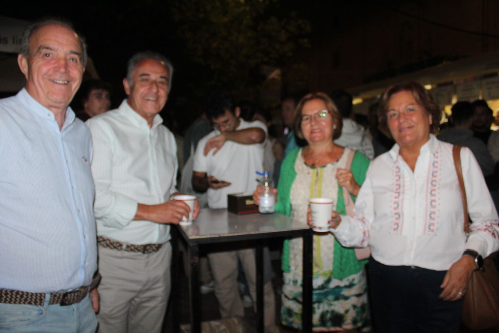 Ambiente en la Feria de Día en la tarde de este