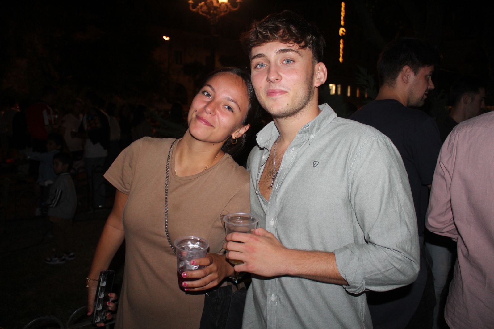 Ambiente en la Feria de Día en la tarde de este