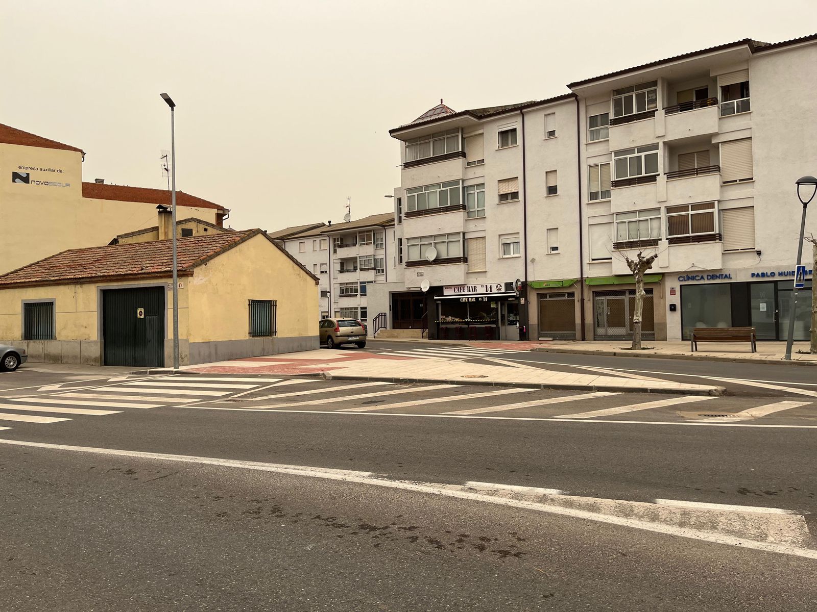 Zona del barrio de San Lázaro donde se ha ubicado una nueva farola