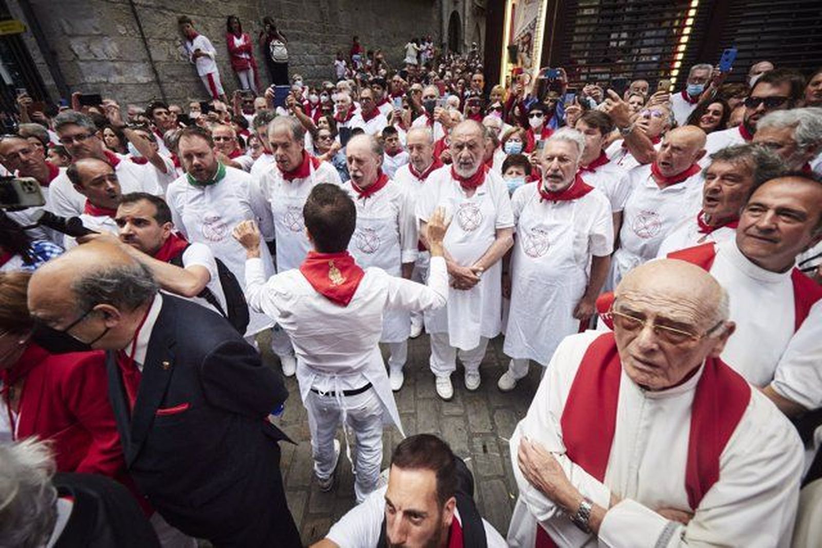 Celebraciones de San Fermín en Pamplona. Foto: EP
