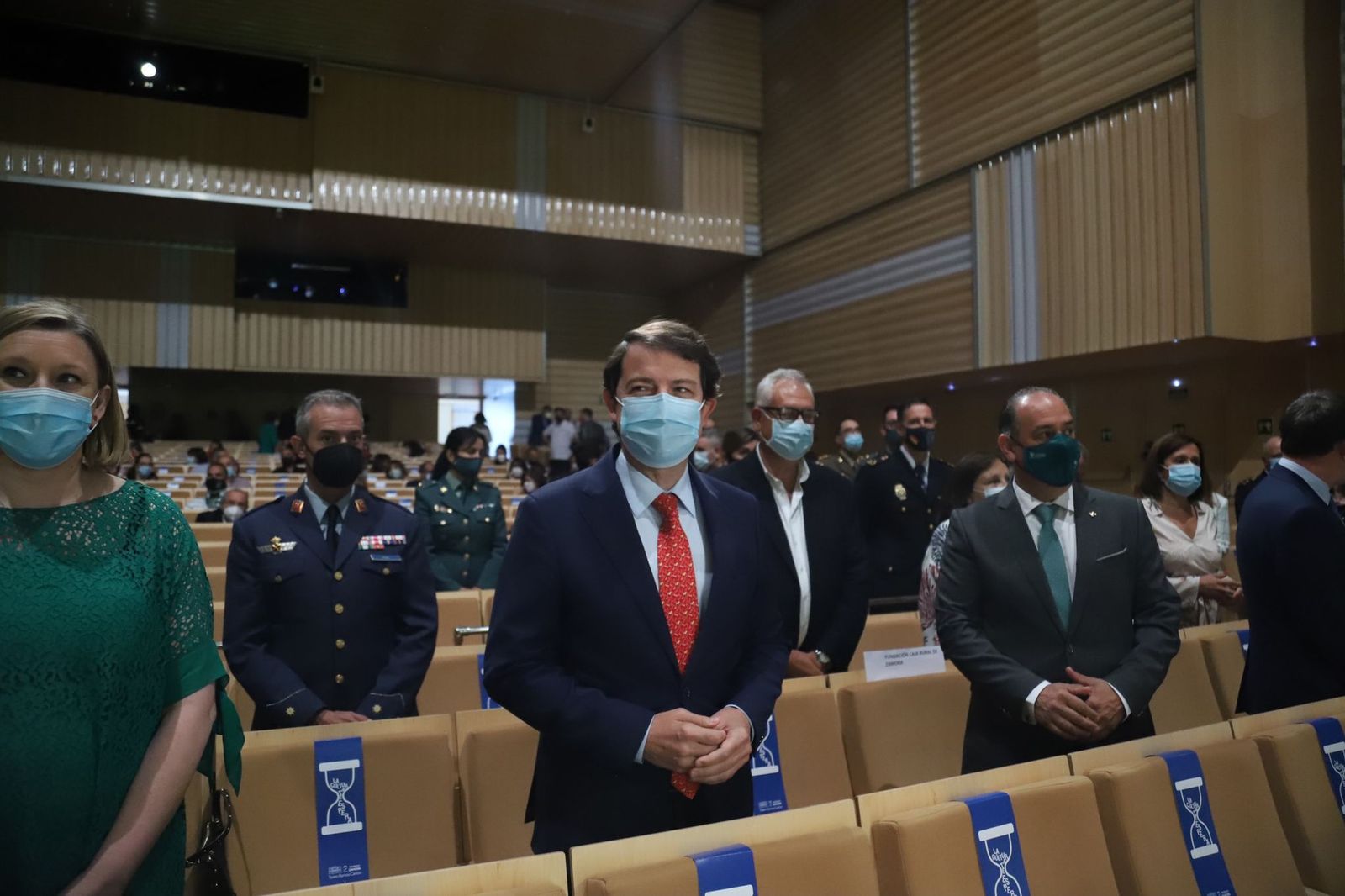 El presidente Alfonso fernández Mañueco en los premios de la Fundación Caja Rural de Zamora