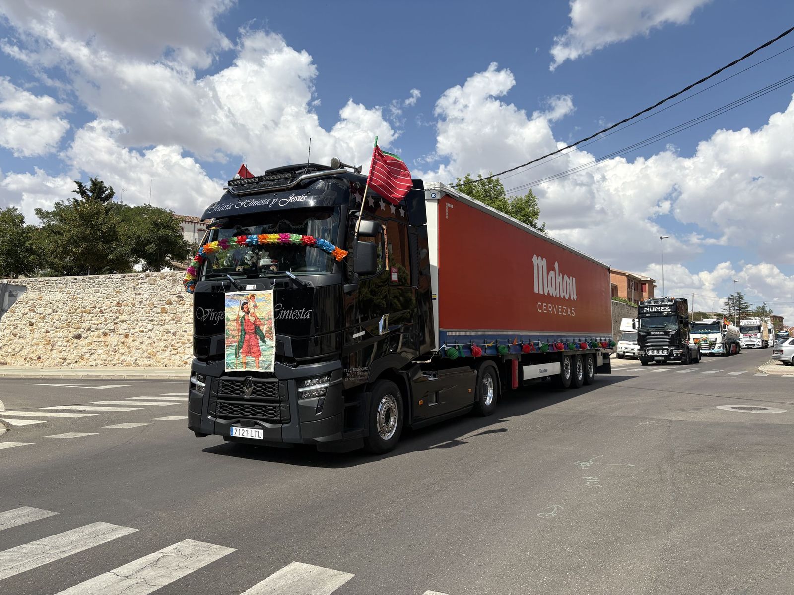 GALERÍA | Los transportistas celebran San Cristobal por las calles de Zamora