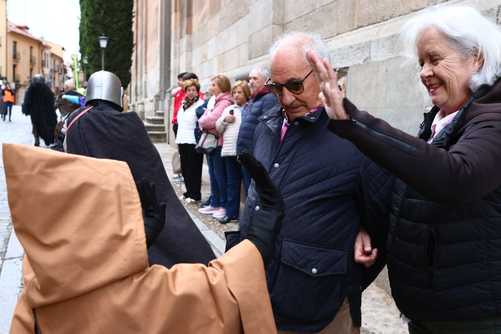 Desfile de Star Wars por el centro de Salamanca