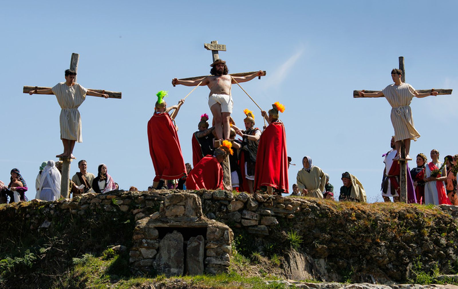 En imágenes la Pasión Viviente de Serradilla del Arroyo, declarada Fiesta de Interés Turístico Regional