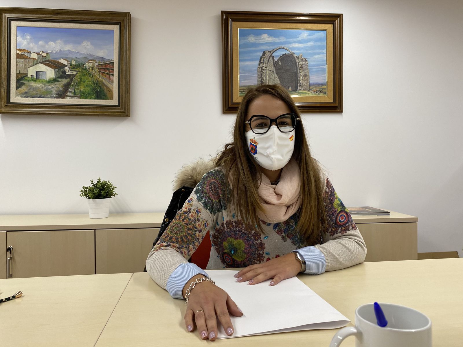 Laura Martiu0301n concejala de Economiu0301a de Guijuelo