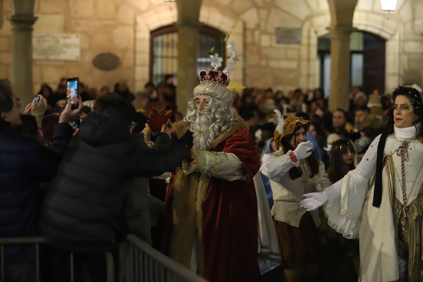 El Rey Melchor llega a la Plaza Mayor