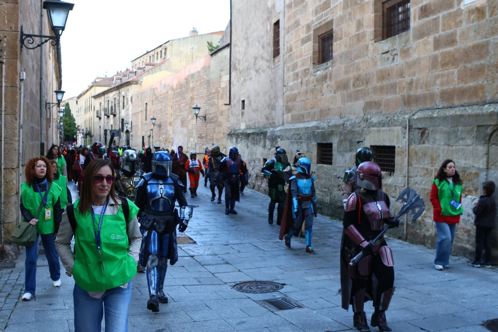 Desfile de Star Wars por el centro de Salamanca