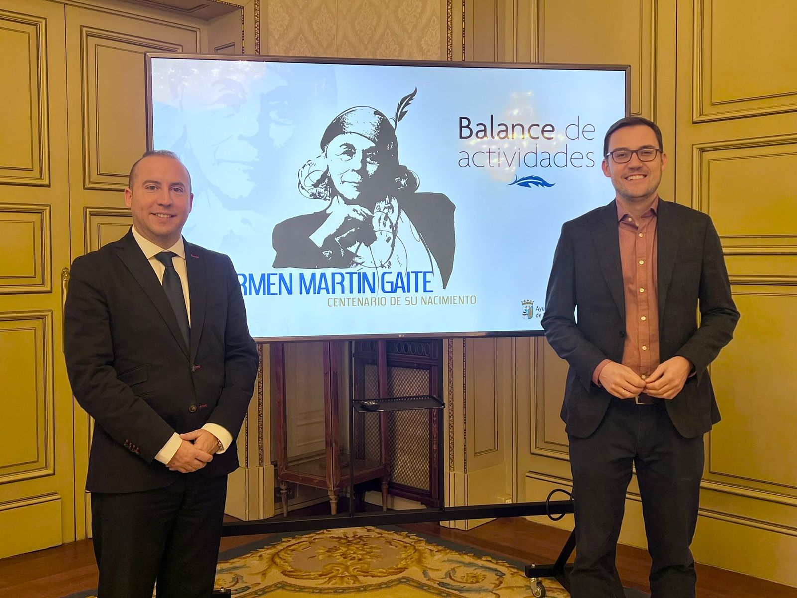 Los concejales Luis Sánchez Arévalo y Ángel Fernández