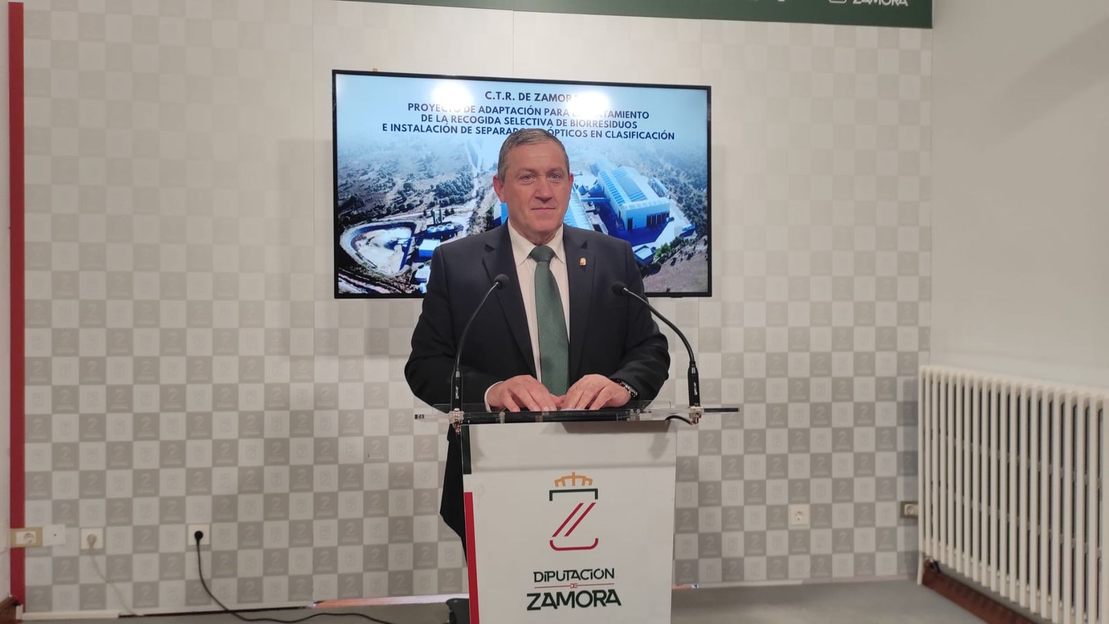 Javier Faúndez, presidente de la Diputación de Zamora. Javier Faúndez, presidente de la Diputación de Zamora.