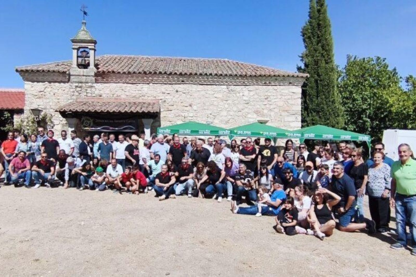 La Hermandad de la Tercera Caída disfruta de una jornada de fe, convivencia y gratitud en Valderrey. Foto: Hermandad de la Tercera Caída