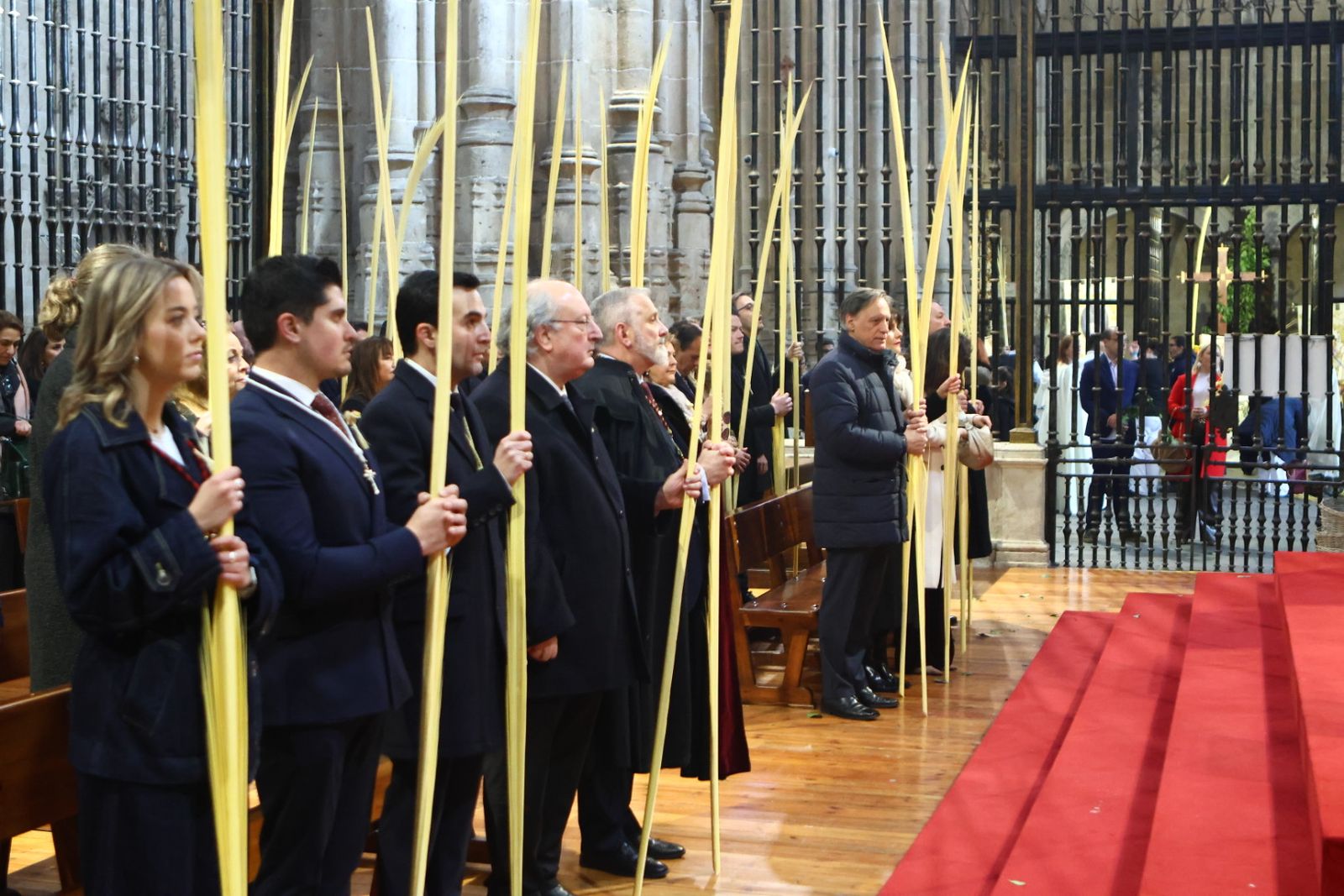 Bendición de palmas con motivo del Domingo de Ramos