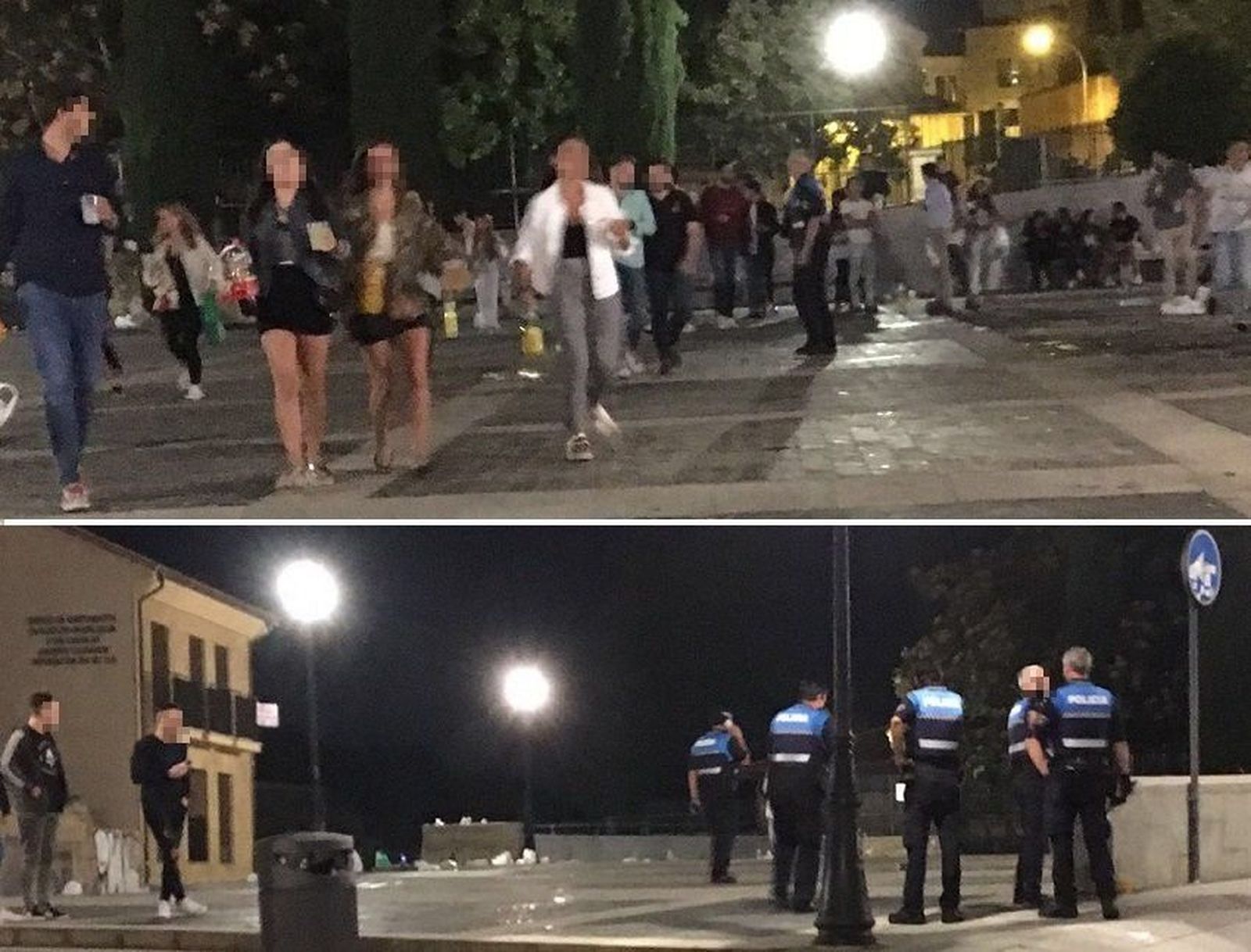 La Policía Local desaloja un macrobotellón en la Vaguada