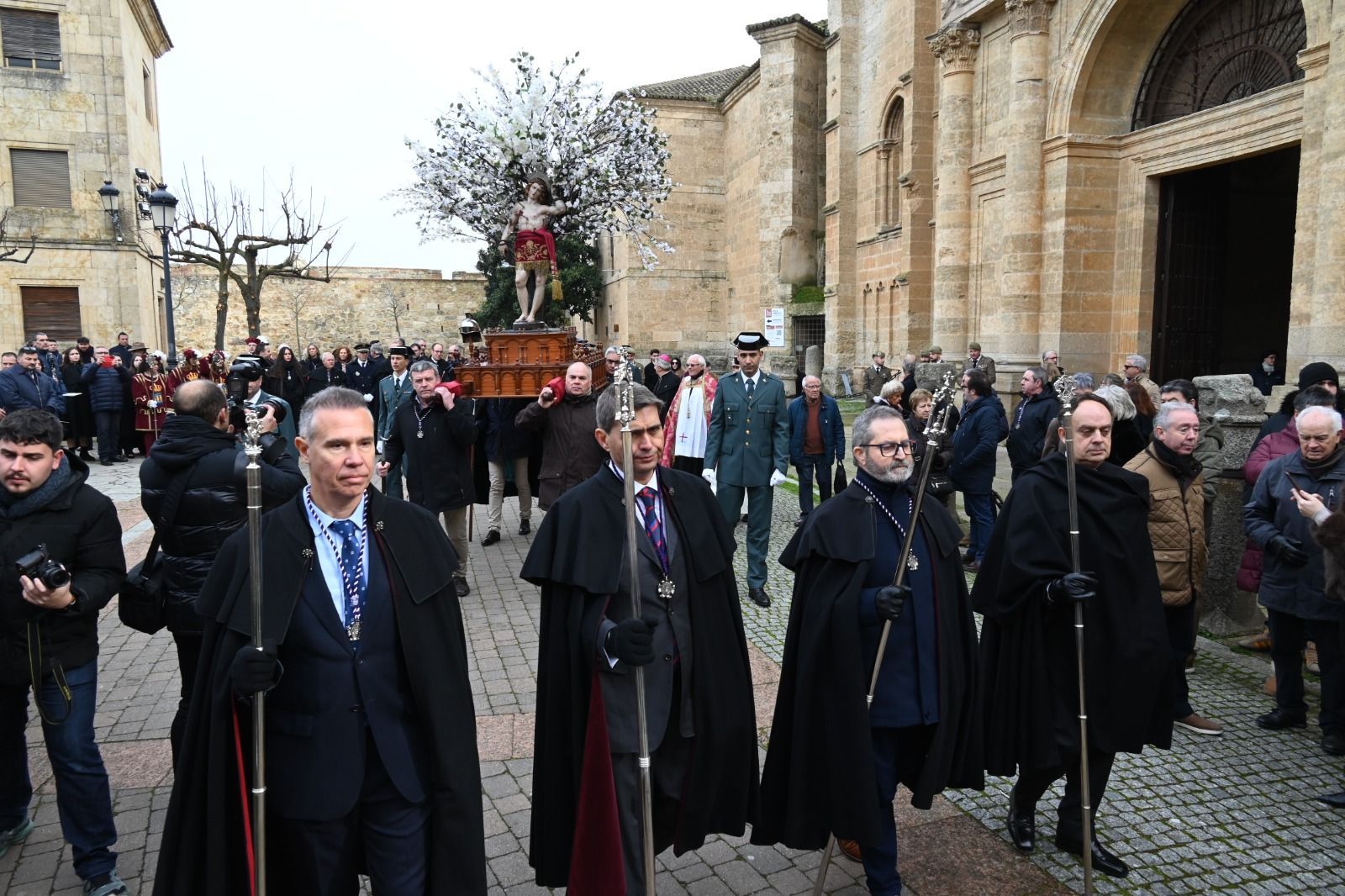 Procesión por San Sebastián en Ciudad Rodrigo
