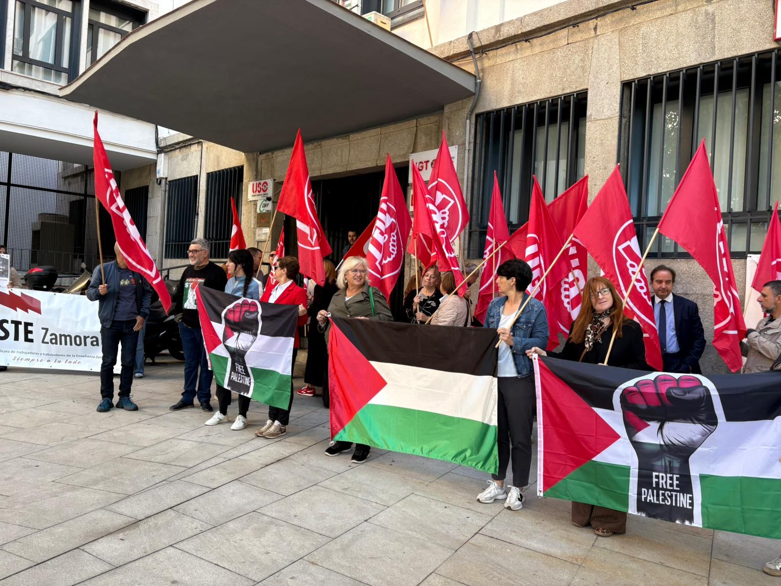 Concentración de UGT por Palestina