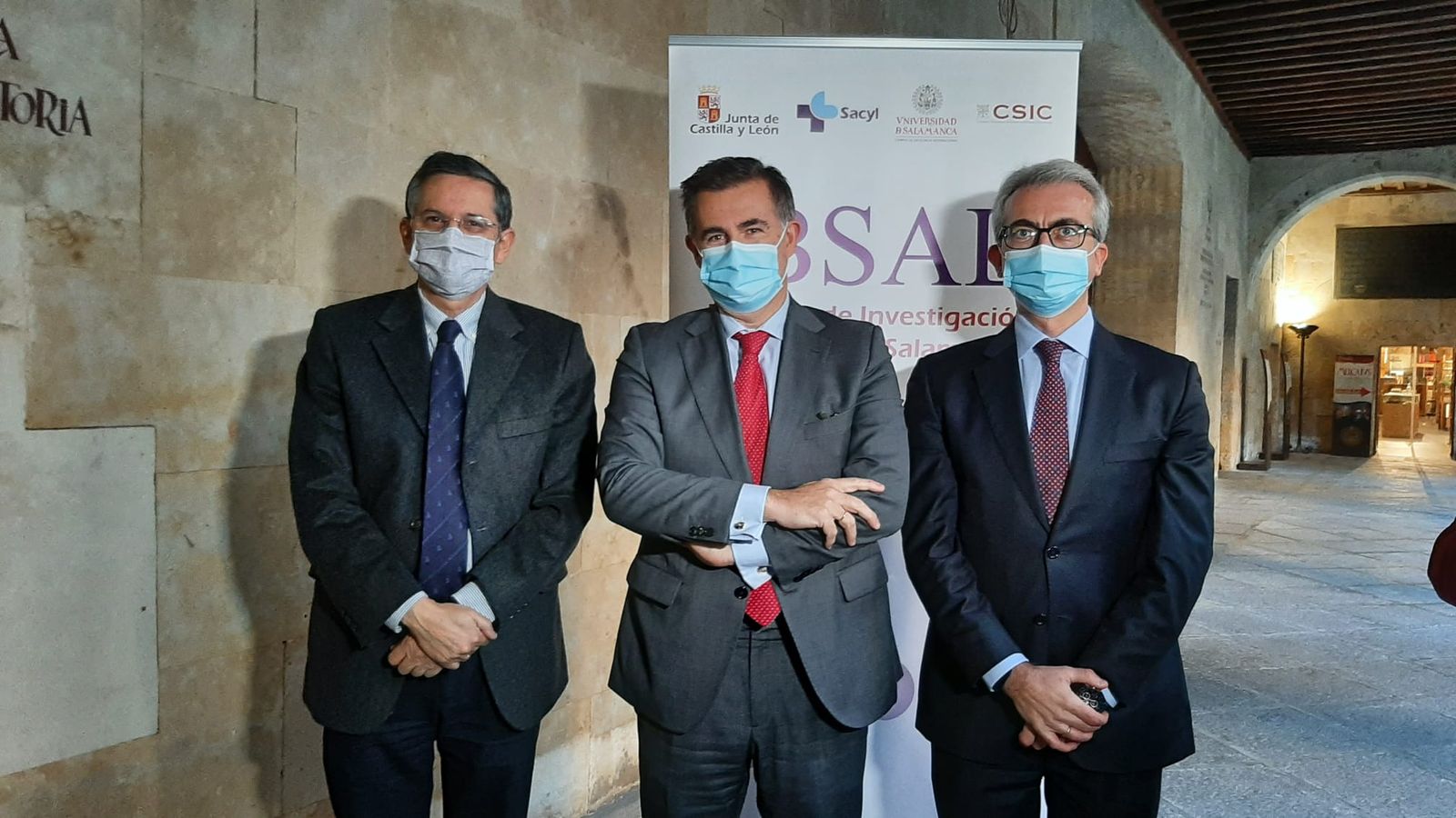 Rogelio González, José Ramón Garmendia y Jesús Ponce