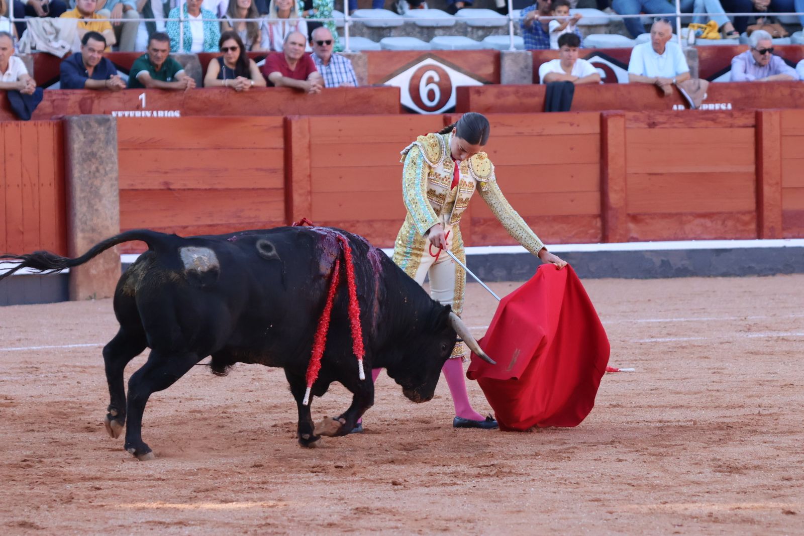 La Glorieta revive el aroma de la feria taurina con el primer festejo: Lea Vicens, Raquel Martín y Olga Casado