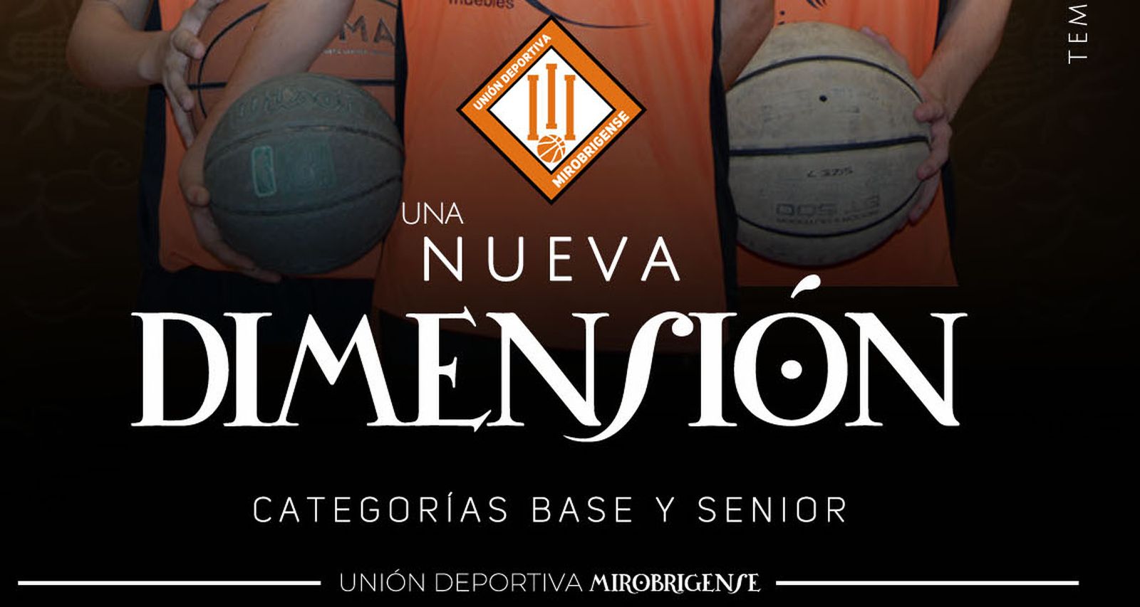 Imagen de la captación de la UD Mirobrigense de baloncesto