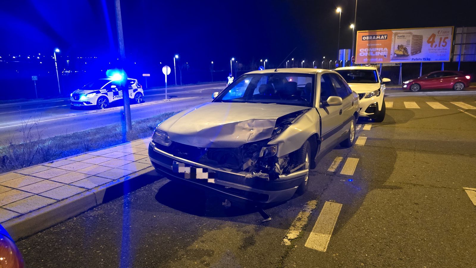 Accidente frontal en la calle Buenaventura