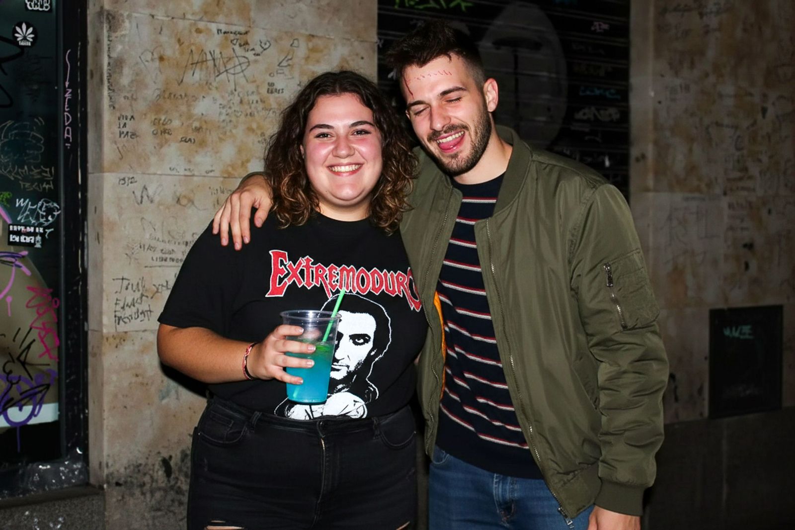 Salamanca de noche, viernes 31 de octubre