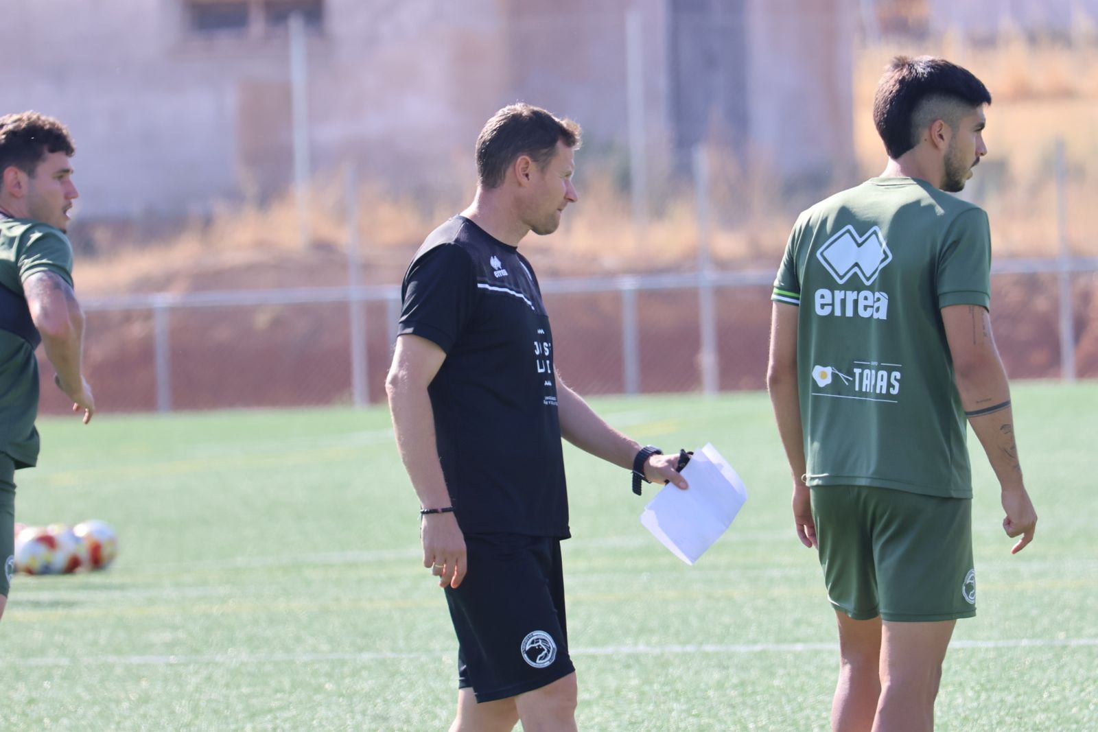 Primer entrenamiento de Mario Simón como entrenador de Unionistas