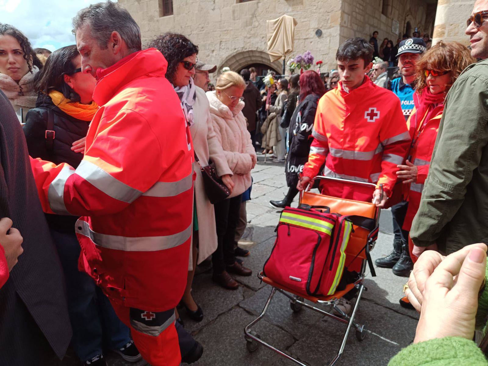 Mareos, heridas y contusiones: 21 personas atendidas en la Semana Santa de Zamora