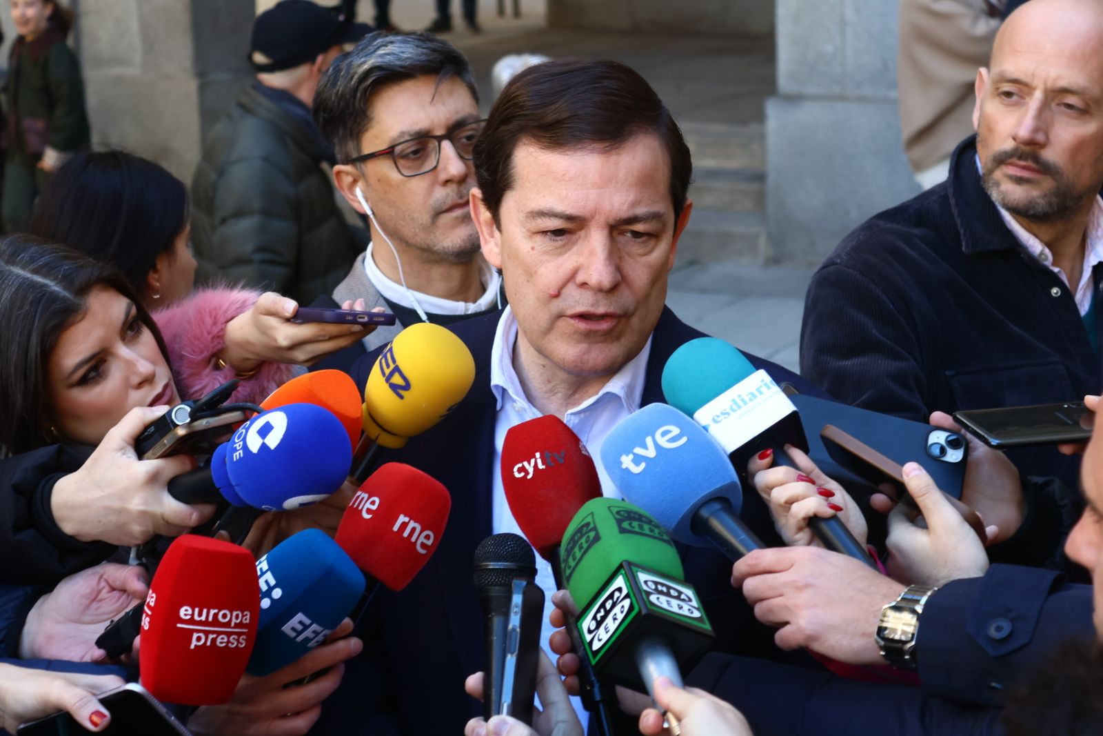 Votación de Alfonso Fernández Mañueco