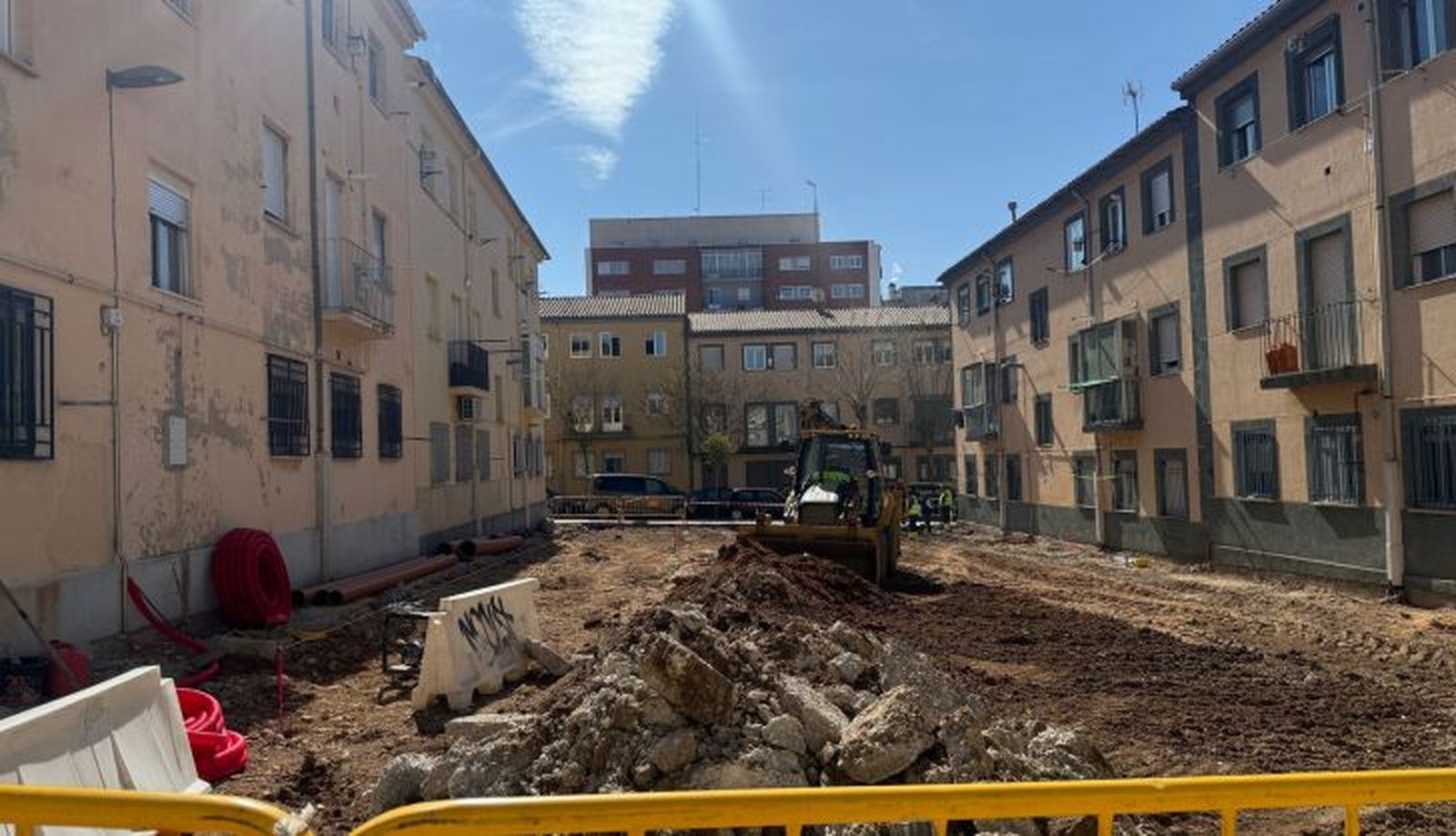 Mejoras en las plazas interiores de San Bernardo