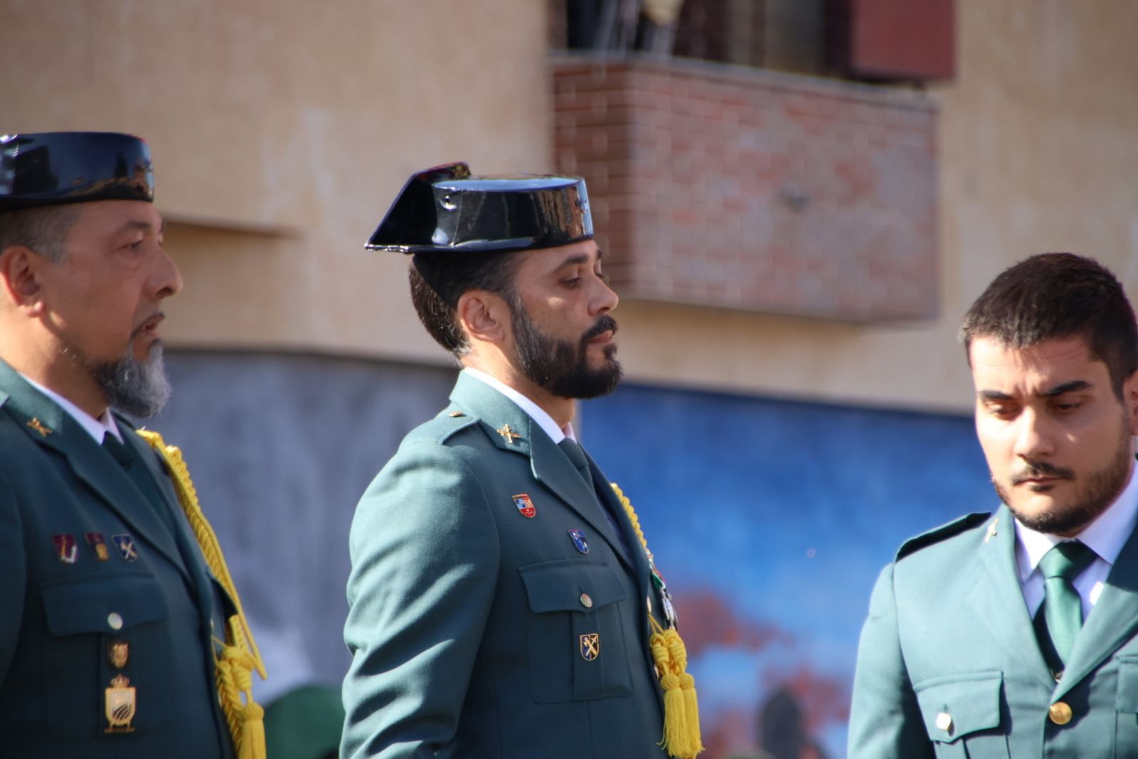 Inauguración glorieta a la Guardia Civil en Villares de la Reina