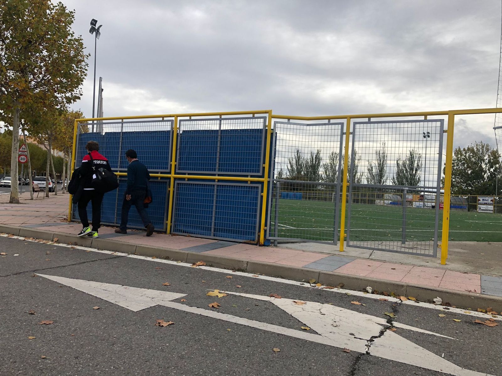 Imagen del campo de fútbol de El Zurguén / FOTO SALAMANCA24HORAS.COM
