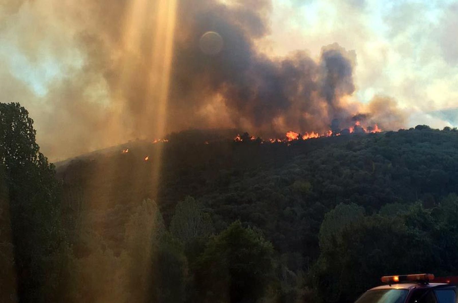 Fuego incendio monte pedroso portugal