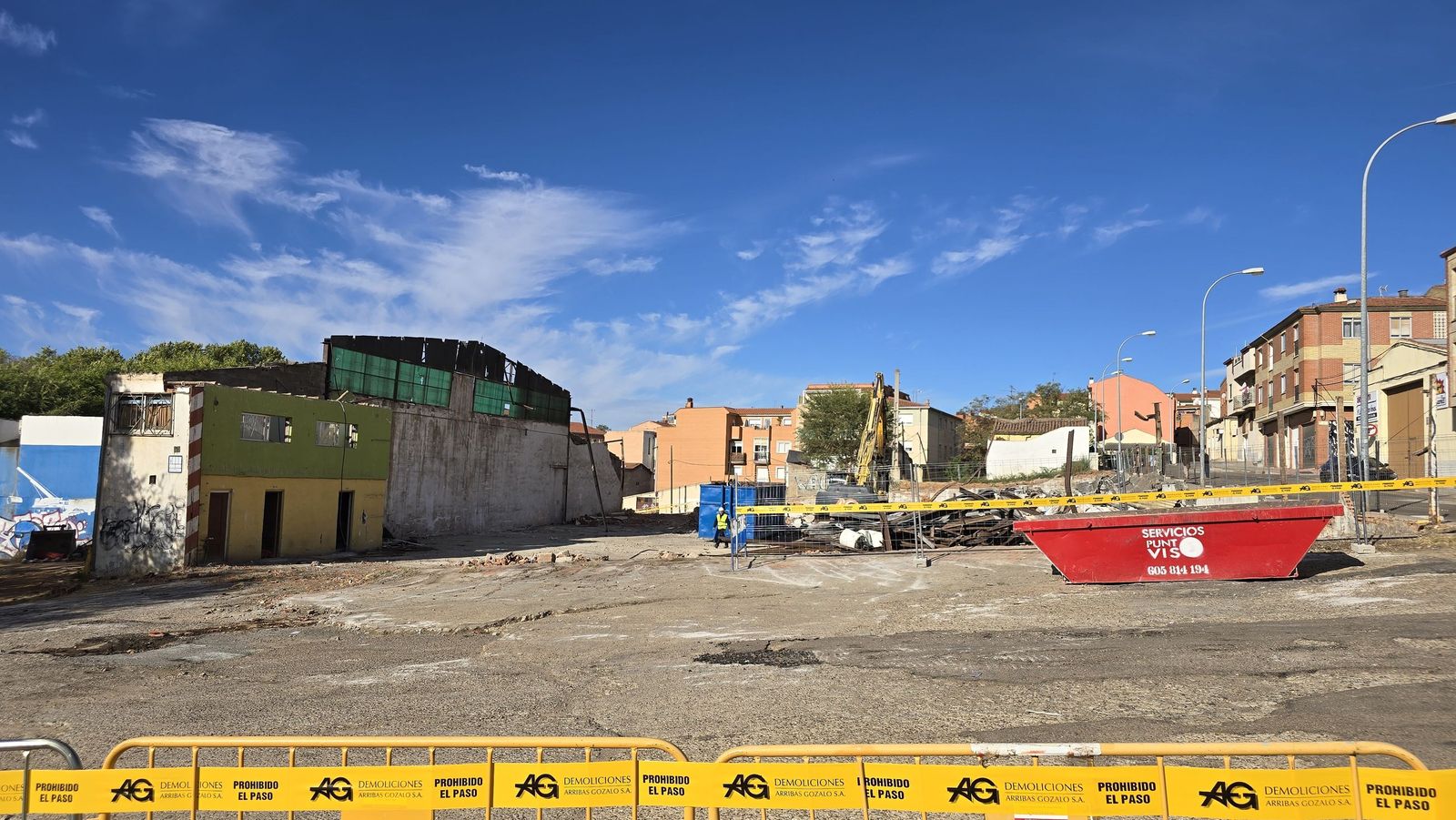 El alcalde de Salamanca, Carlos García Carbayo, visita las obras de urbanización de la Unidad de Acción Nº 2 del PERI 7