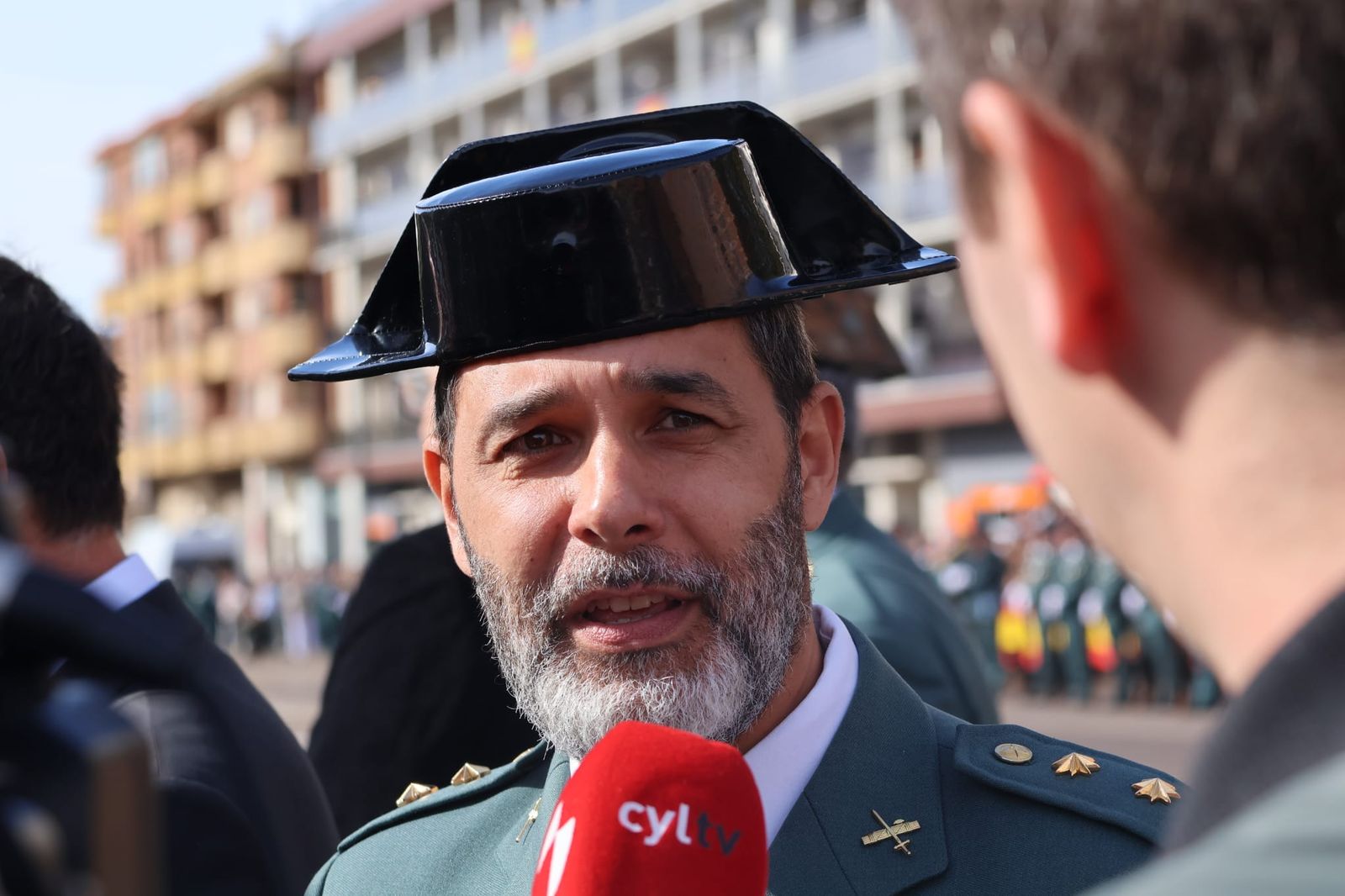 El teniente coronel y jefe de la Comandancia de la Guardia Civil de Zamora, Héctor David Pulido