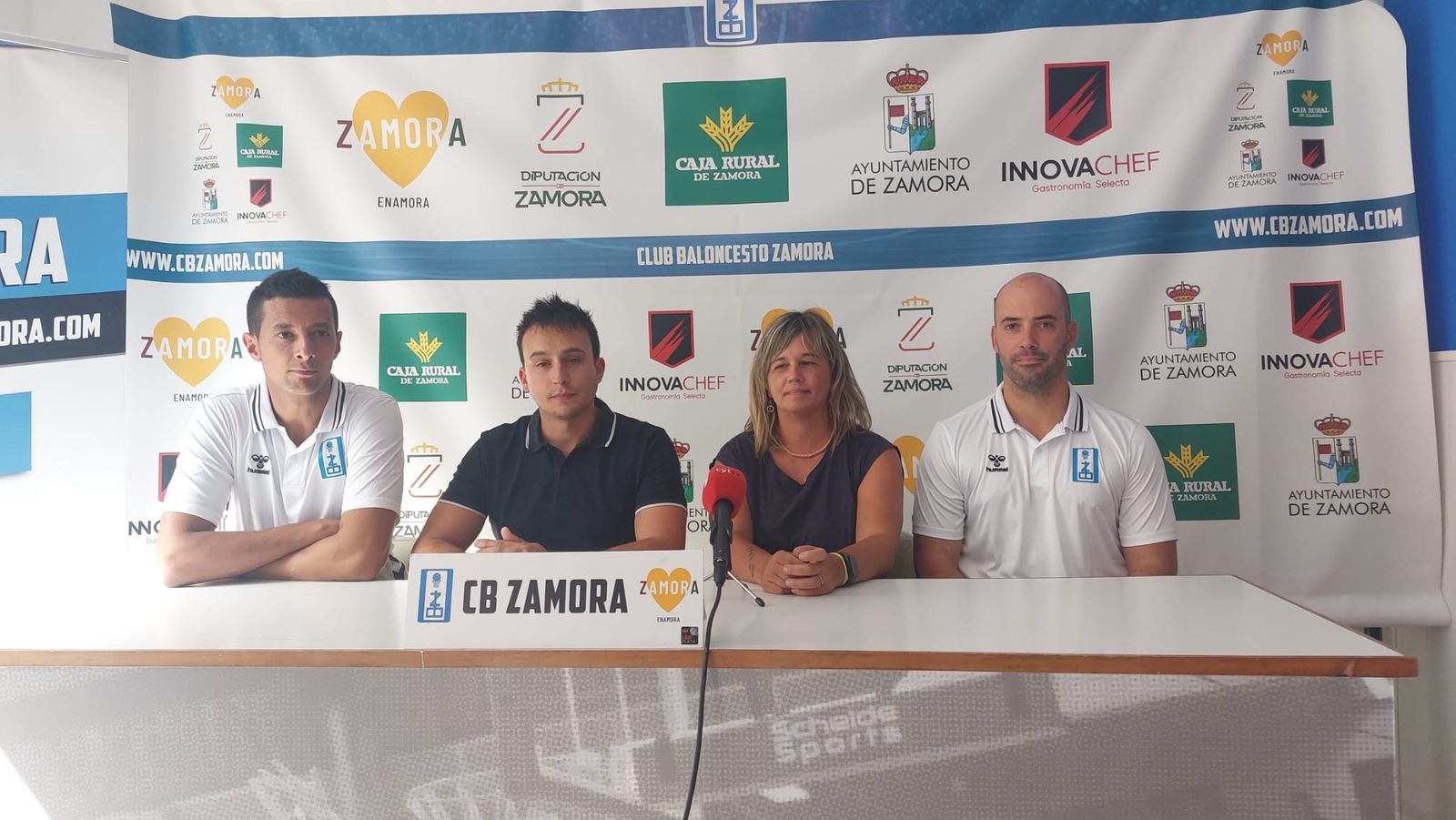Rueda de prensa del CB Zamora para presentar la temporada 2023/2024