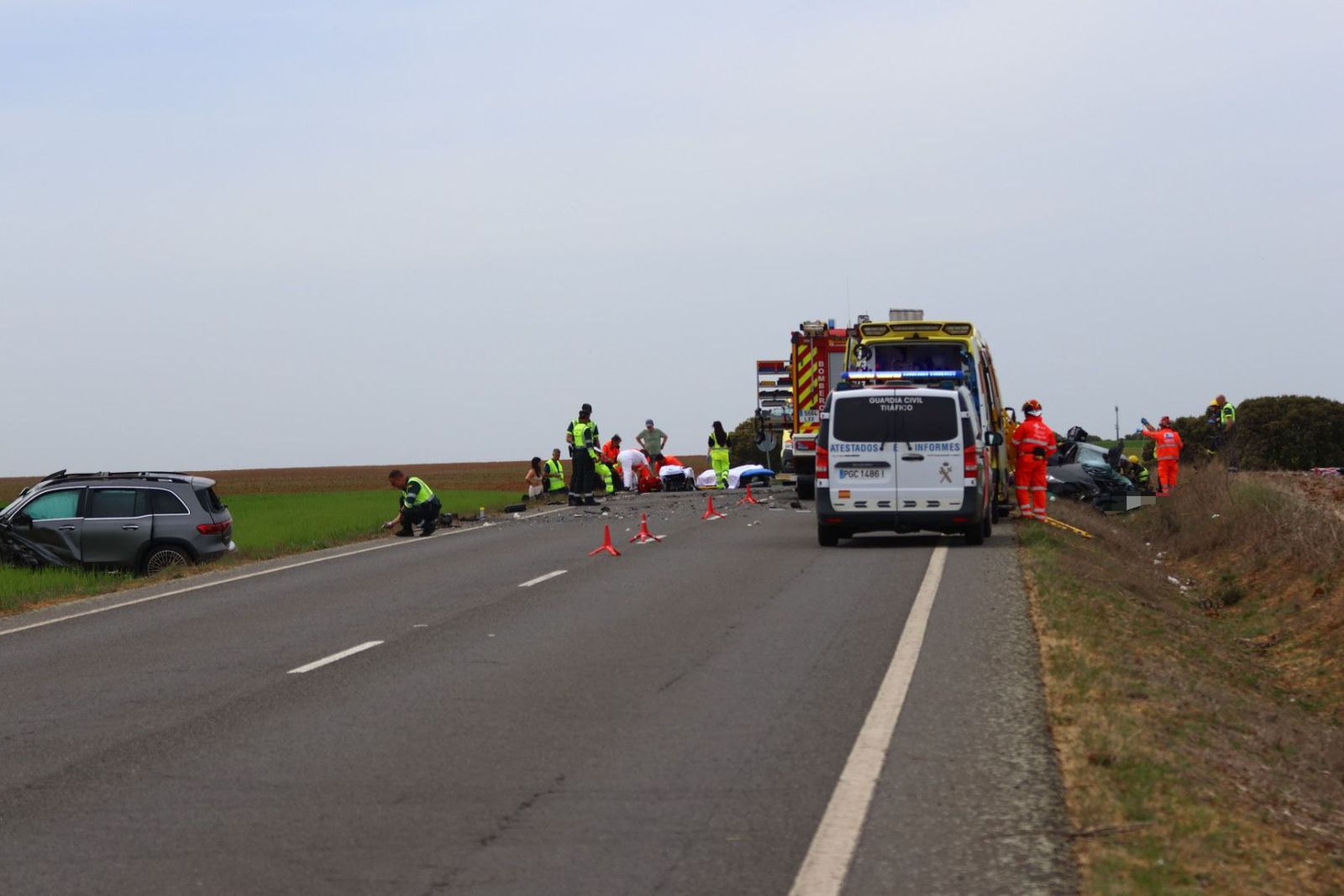 Accidente en Parada de arriba