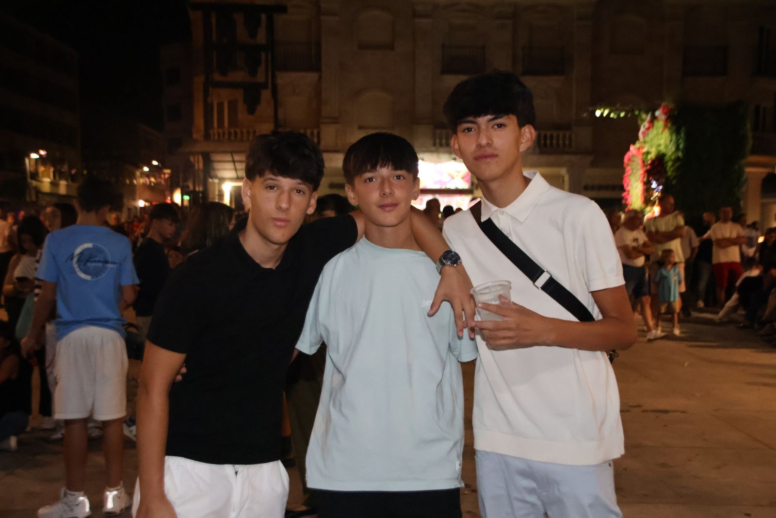 Panorama en la plaza Mayor de Guijuelo