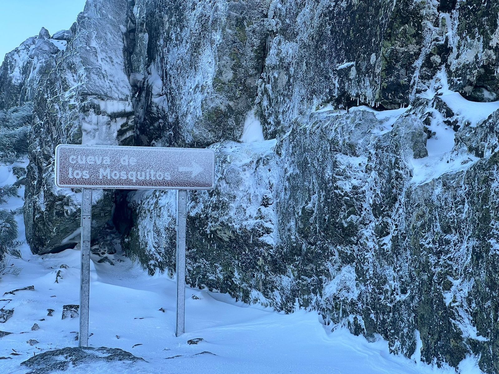 Nieve en la Peña de Francia. Salamanca. Foto S24H