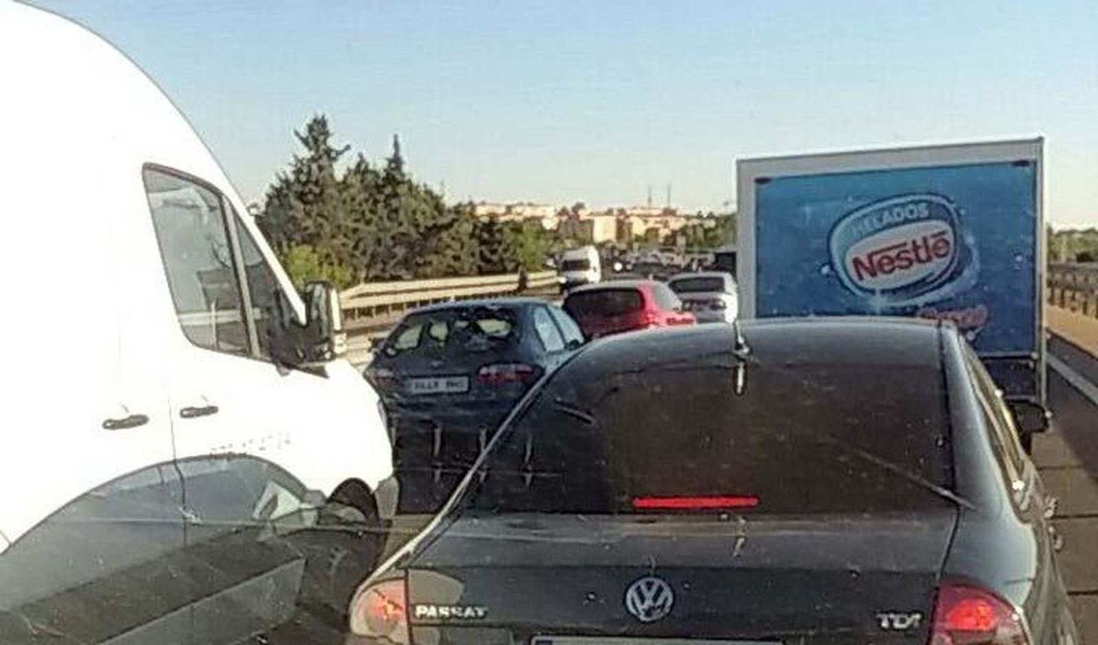 Las obras en Cardenal Cisneros generan importantes retenciones en los accesos a la ciudad